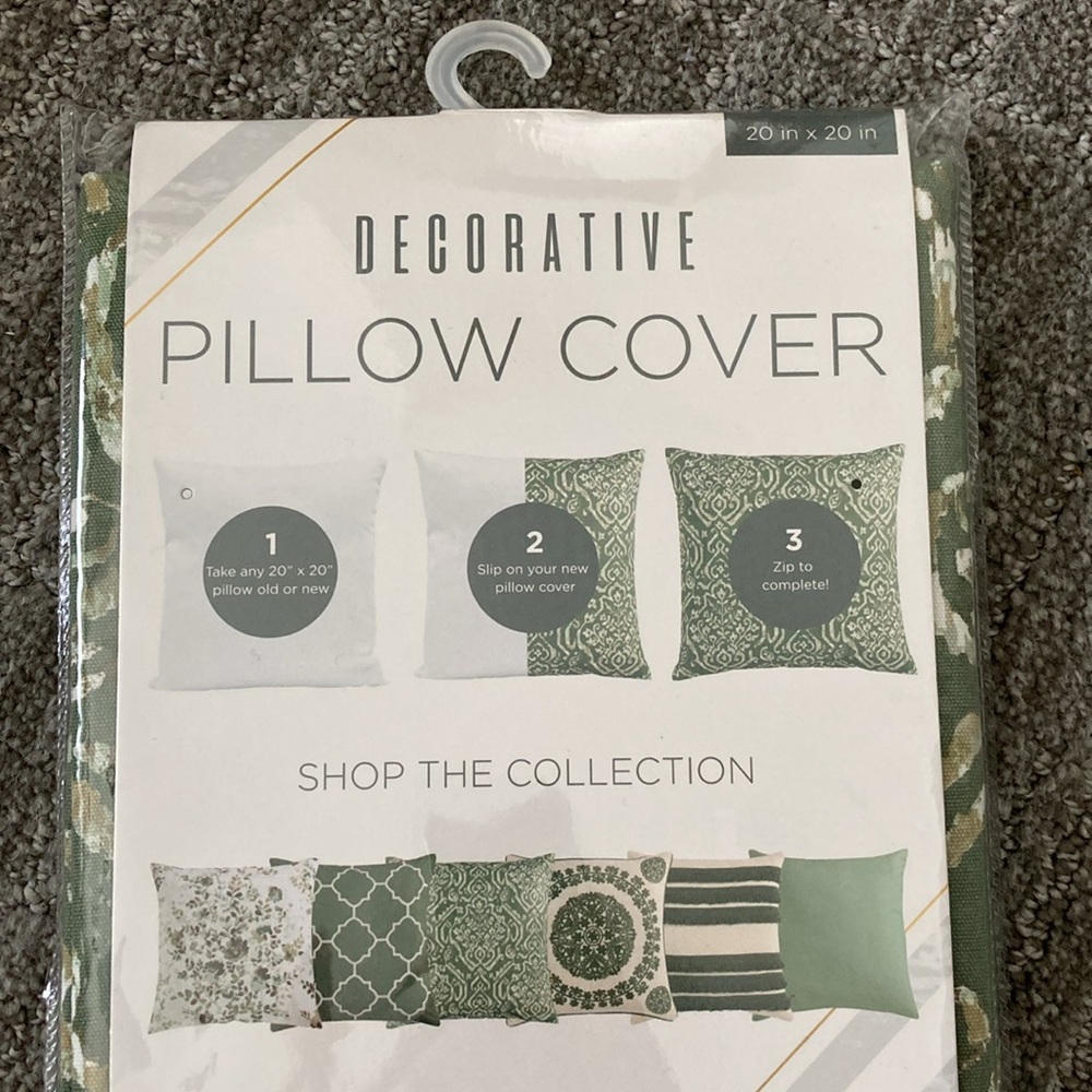Bed, Bath & Beyond / Morgan Home Fashions Decorative Pillow Cover Della Sage - Picture 5 of 8